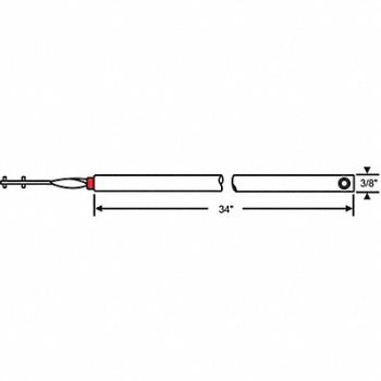 GRAINGER APPROVED Tube Balance Bearing 34 L, 451J13
