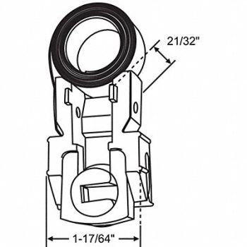 GRAINGER APPROVED Coil Balance Constant Force 2-57/64 L, 451J26