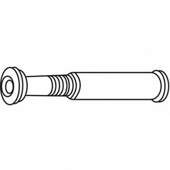 GRAINGER APPROVED Door Viewer Polished 1/2 Hole Dia, 451J27