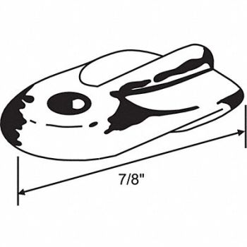 GRAINGER APPROVED Frame Wing Clip Screen 7/8 L, 451J63