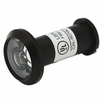 GRAINGER APPROVED Door Viewer Painted 9/16 Hole Dia, 451J69