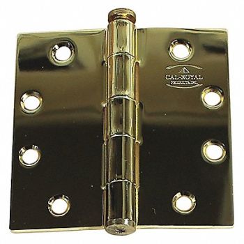 GRAINGER APPROVED Butt Hinge Steel 150.0 lb Load Capacity, 451K06