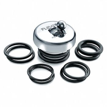 GRAINGER APPROVED Tub Stopper 1-3/8 to 1-5/8 Pipe Dia, 451K46