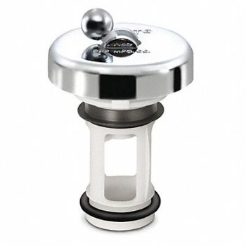 GRAINGER APPROVED Sink Stopper 1-1/2 to 1-3/8 Pipe Dia, 451K47