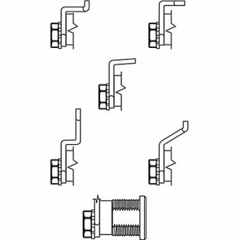 GRAINGER APPROVED Lock Kit For 4C Pedestal Mailboxes, 451K52