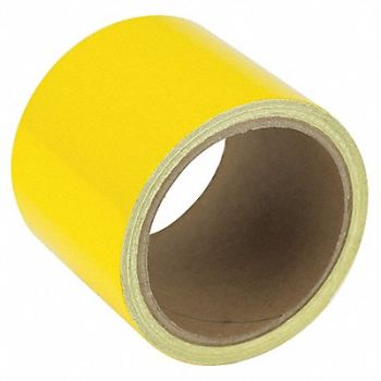 GRAINGER APPROVED K3881 Floor Tape Yellow 3 inx15 ft Roll, 452A85