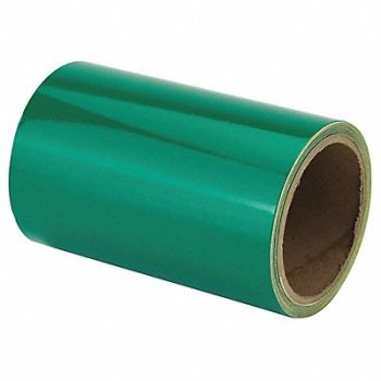 GRAINGER APPROVED K3885 Floor Tape Green 6 inx15 ft Roll, 452A99
