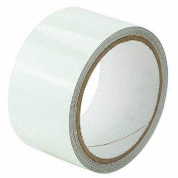 GRAINGER APPROVED Floor Tape White 2 inx15 ft Roll, 452C06