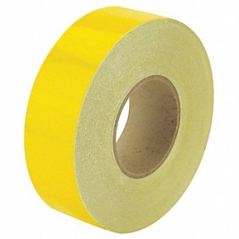 GRAINGER APPROVED Floor Tape Yellow 2 inx150 ft Roll, 452C17