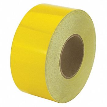 GRAINGER APPROVED Floor Tape Yellow 3 inx150 ft Roll, 452C21