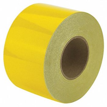 GRAINGER APPROVED Floor Tape Yellow 4 inx150 ft Roll, 452C25