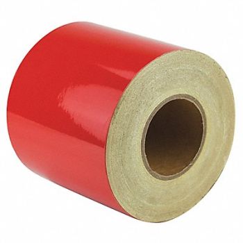 GRAINGER APPROVED Floor Tape Red 6 inx150 ft Roll, 452C30
