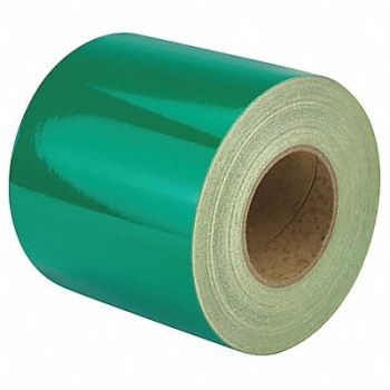 GRAINGER APPROVED Floor Tape Green 6 inx150 ft Roll, 452C32