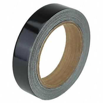 GRAINGER APPROVED Floor Tape Black 1 inx50 ft Roll, 452C49