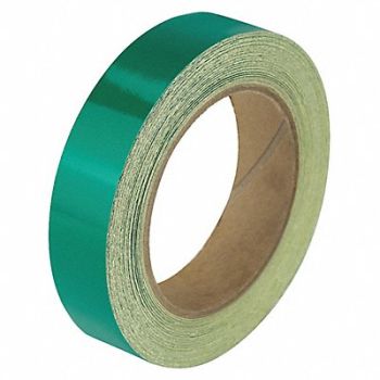 GRAINGER APPROVED Floor Tape Green 1 inx50 ft Roll, 452C50