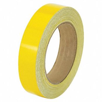 GRAINGER APPROVED Floor Tape Yellow 1 inx50 ft Roll, 452C54