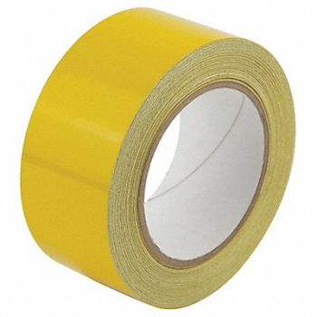 GRAINGER APPROVED Floor Tape Yellow 2 inx50 ft Roll, 452C58