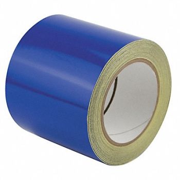 GRAINGER APPROVED Floor Tape Blue 4 inx50 ft Roll, 452C60
