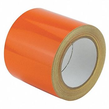 GRAINGER APPROVED Floor Tape Orange 4 inx50 ft Roll, 452C61