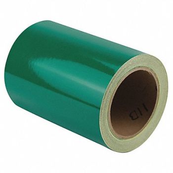 GRAINGER APPROVED Floor Tape Green 6 inx50 ft Roll, 452C64