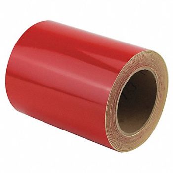 GRAINGER APPROVED Floor Tape Red 6 inx50 ft Roll, 452C65