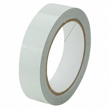 GRAINGER APPROVED Floor Tape White 1 inx30 ft Roll, 452C91