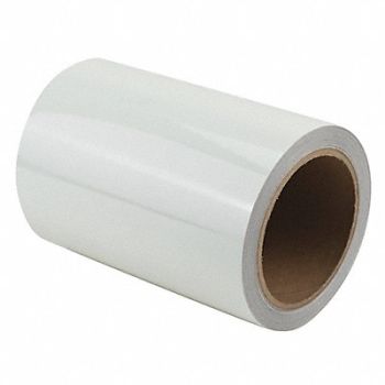 GRAINGER APPROVED Floor Tape White 6 inx30 ft Roll, 452C95