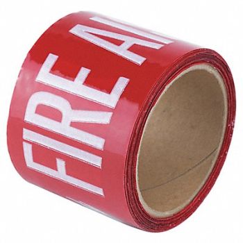 GRAINGER APPROVED Floor Tape Red/White 3 inx54 ft Roll, 452D09