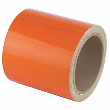 GRAINGER APPROVED Floor Tape Orange 4 inx30 ft Roll, 452D34