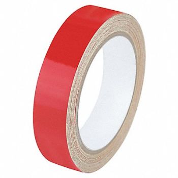 GRAINGER APPROVED Floor Tape Red 1 inx30 ft Roll, 452D46