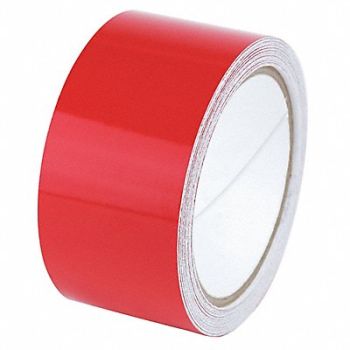 GRAINGER APPROVED Floor Tape Red 2 inx30 ft Roll, 452D55