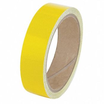GRAINGER APPROVED Floor Tape Yellow 1 inx15 ft Roll, 452D59
