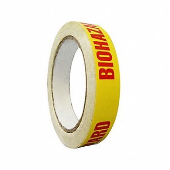GRAINGER APPROVED Floor Tape Red/Yellow 3/4 inx120 ft Roll, 452D65