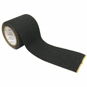 WOOSTER AntiSlip Tape 60 ftLx4 inW BLK 46 Grit, 452D74