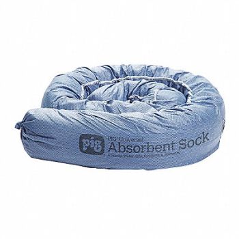 PIG Absorbent Sock Blue 3 Dia PK12, 452L52
