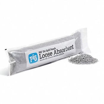 PIG Dry Loose Absorbent in Spill Pouch PK12, 452L54