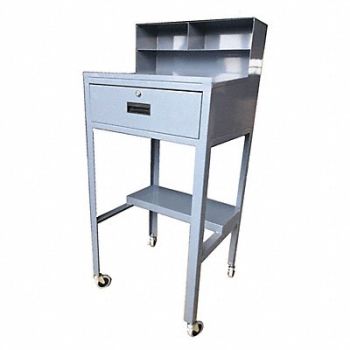 GRAINGER APPROVED Open 51 x23 x20 Gray Mbl, 453F24