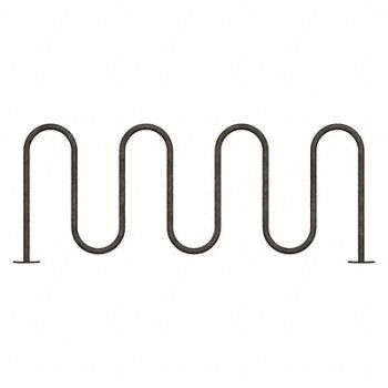 MADRAX Bike Rack Silver 36 H 89 L Steel, 453G12