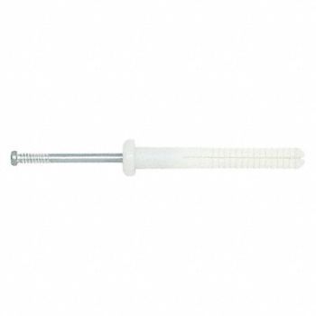 DEWALT Hammer Drive Pin Anchor 1/4 Dia PK100, 453H50