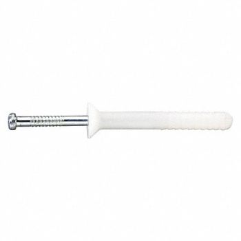 DEWALT Hammer Drive Pin Anchor 1/4 Dia PK100, 453H52