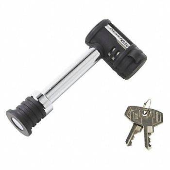 MASTER LOCK Trailer Receiver Lock Barbell Lock Type, 453T36