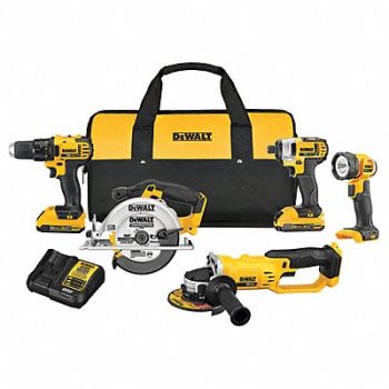DEWALT Cordless Combination Kit 5 Tools 20V DC, 453U32