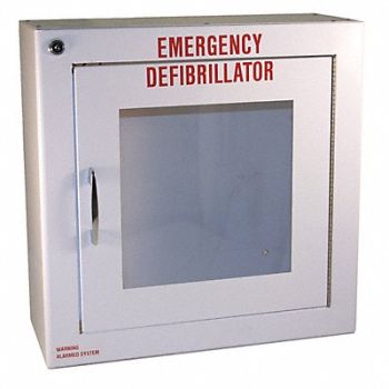 FIRST VOICE Defibrillator (AED) Package 14 H 6-1/4 D, 454H81