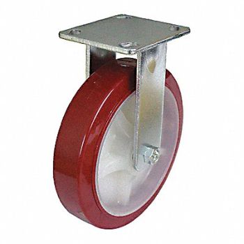 GRAINGER APPROVED Kingpinless Plate Caster Rigid 770 lb., 454M62