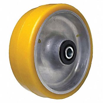 GRAINGER APPROVED PUR Tread Al Core Wheel, 454M66