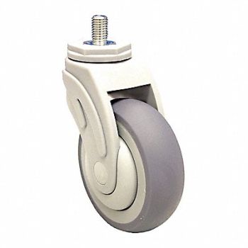 GRAINGER APPROVED Single-Wheel Threaded Stem Caster 5, 454Y29