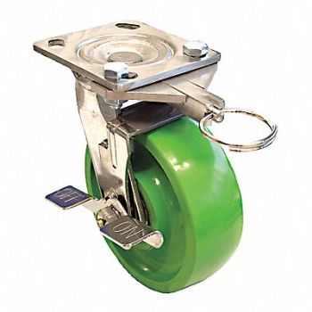 GRAINGER APPROVED Standard Plate Caster Swivel 900 lb., 454M89