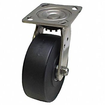 GRAINGER APPROVED Standard Plate Caster Swivel 880 lb., 454M92