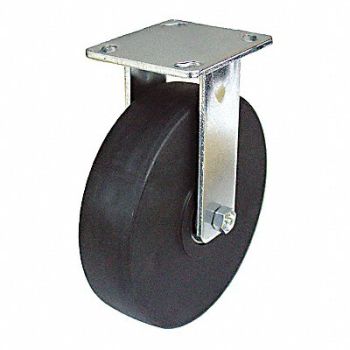 GRAINGER APPROVED Standard Plate Caster Rigid 1250 lb., 455T63