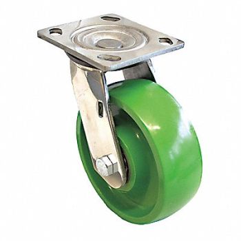 GRAINGER APPROVED Standard Plate Caster Swivel 880 lb., 454M96